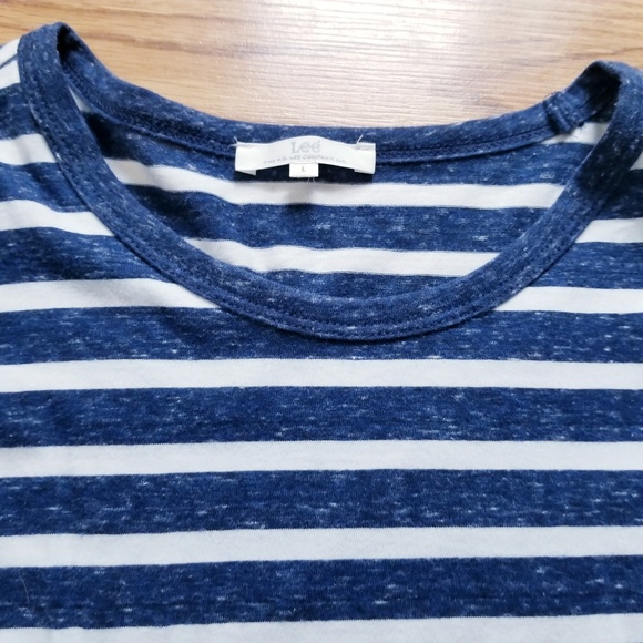 Lee Classic Long-Sleeved, Light-Weight, Stripe Tee - Picture 4 of 6